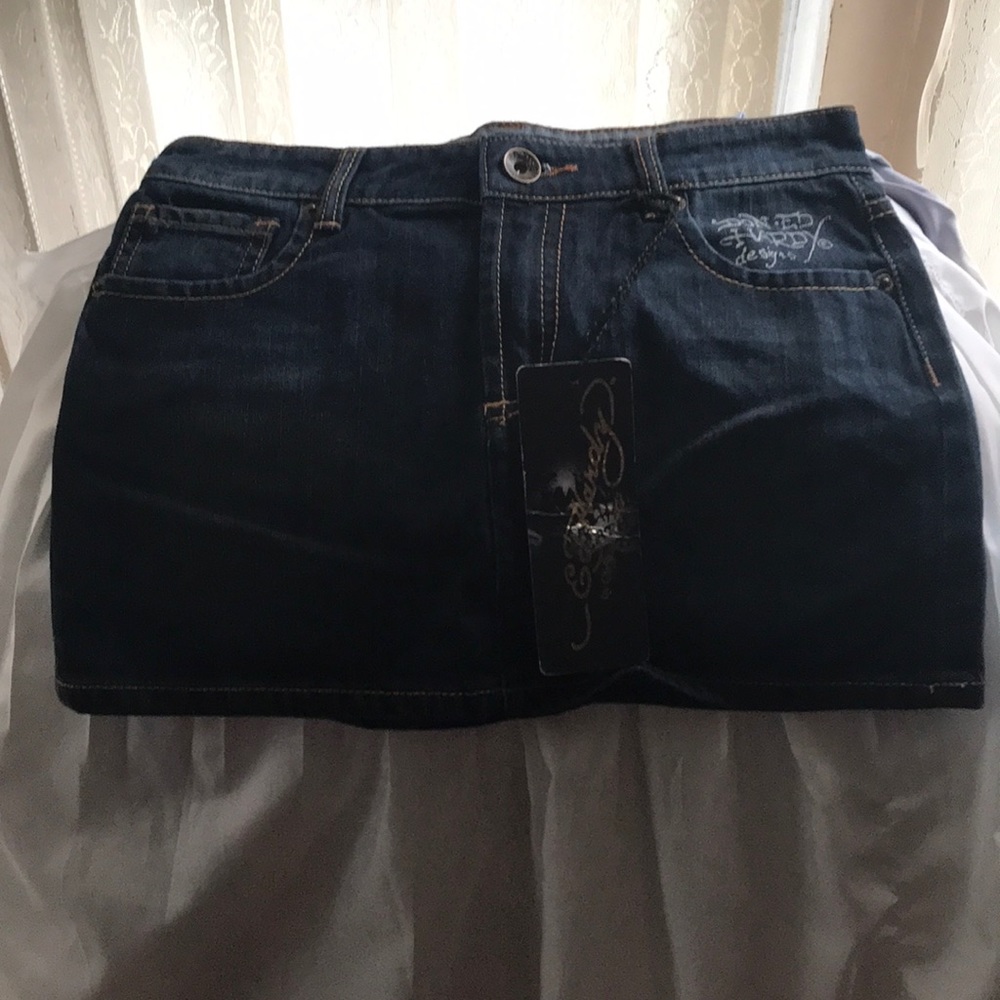 Sale❤️❤️❤️price New Ed Hardy Jean skirt